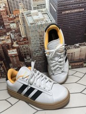 Adidas Womens Grand Court Alpha White Tennis Shoes SZ 7.5 HWI 28Y001 ART GX8165