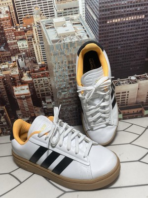 Adidas Womens Grand Court Alpha White Tennis Shoes SZ 7.5 HWI 28Y001 ART GX8165