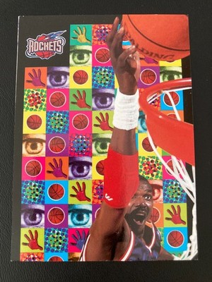 1998-99 Skybox Thunder Bringin' It 5 BI Hakeem Olajuwon (lesen)