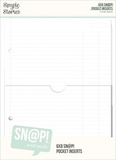 Simple Stories SNAP 6x8 Pocket Inserts
