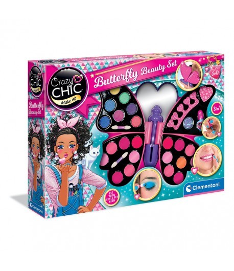 CrazyChic Butterfly Beauty set Clementoni 15994