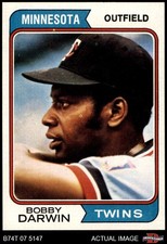 1974 Topps #527 Bobby Darwin Twins 8 - NM/MT