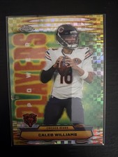 2025 Topps Chrome Caleb Williams Power Players X-Fractor NFL Chicago Bears