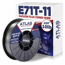 E71T-11 Flux Core Welding Wire 0.035 Gasless MIG Mild Steel 10 lb Spool -PRESALE