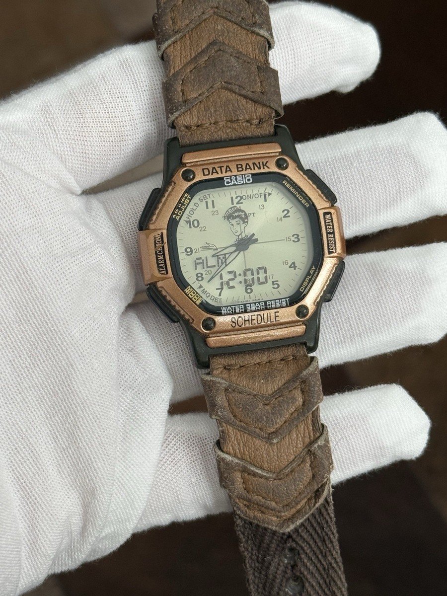 Rare Vintage Casio Twincept Data Bank ABX-57 Men's Digital