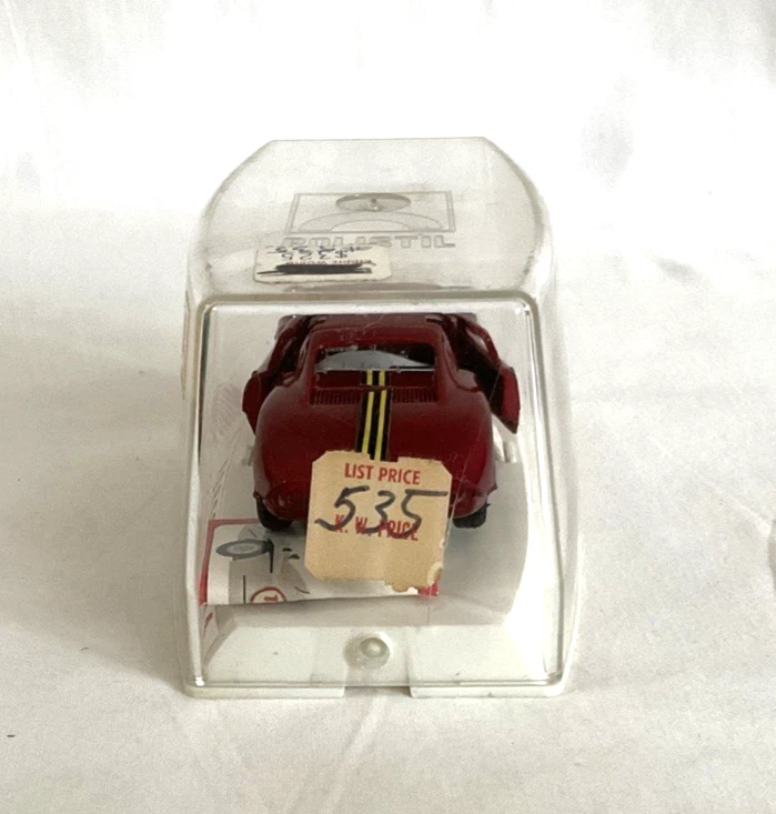 Politoys M #535: Porsche 904 Red 1/43 VINTAGE 1970s Hard Case *Unopened* MNM! - Image 2 of 4