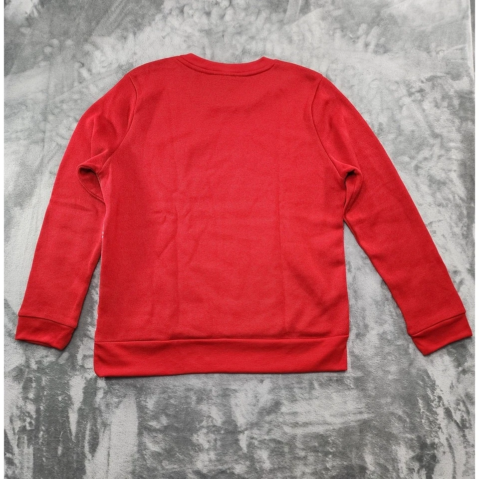 Moletom Mad Engine masculino XXL vermelho branco feriado Where's The Mistletoe Christmas - Imagem 3 de 4