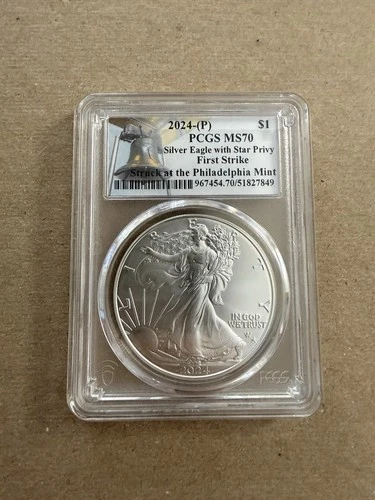 2024-P MS70 PCGS Star Privy First Strike