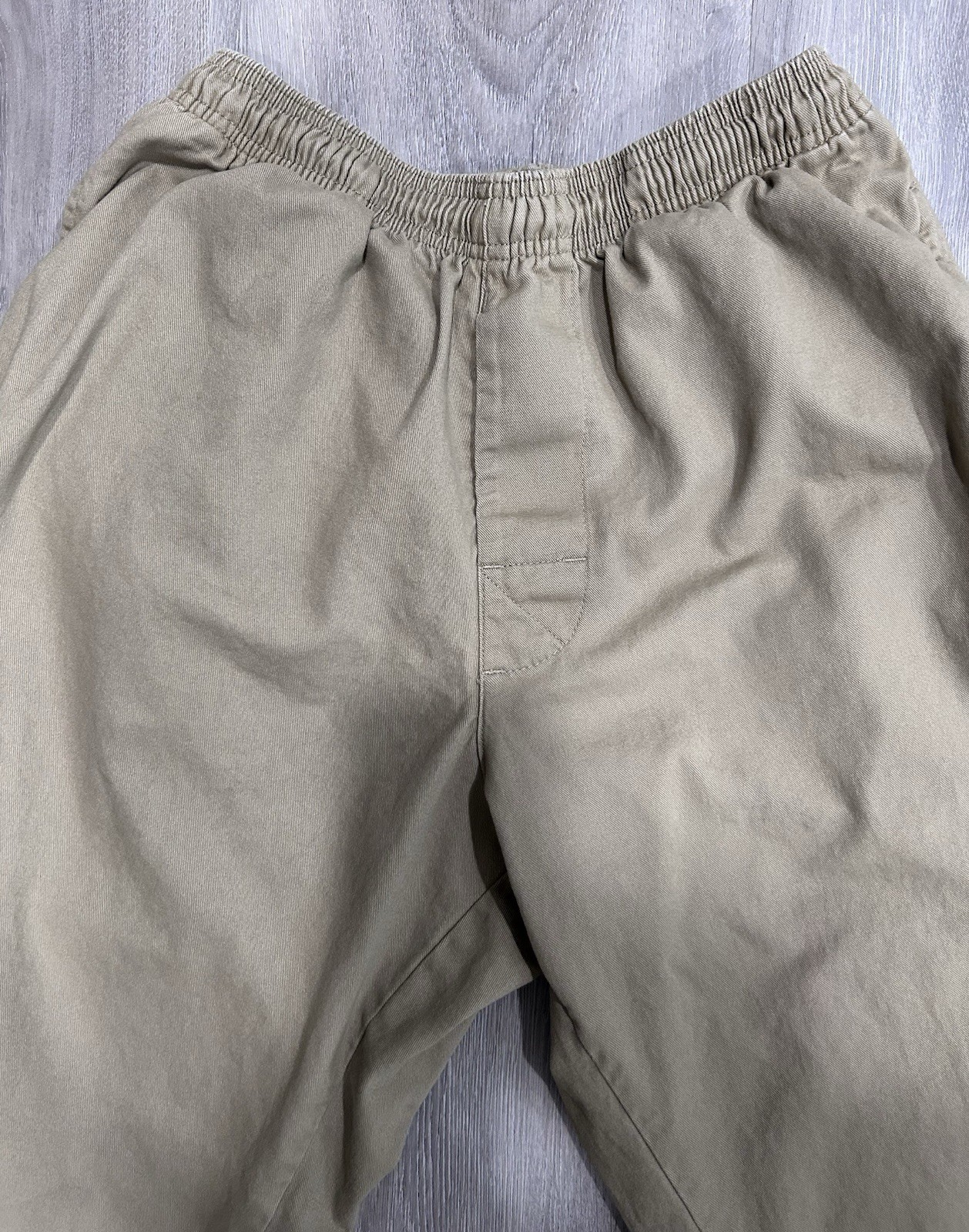 Stussy Beach Pants Khaki Chino Made In USA 100% Cotton Rare - Size S/M Vintage thumbnail 8