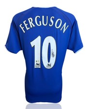 DUNCAN FERGUSON SIGNED EVERTON FC 2003/04 HOME SHIRT (ACG CERT AG19032)