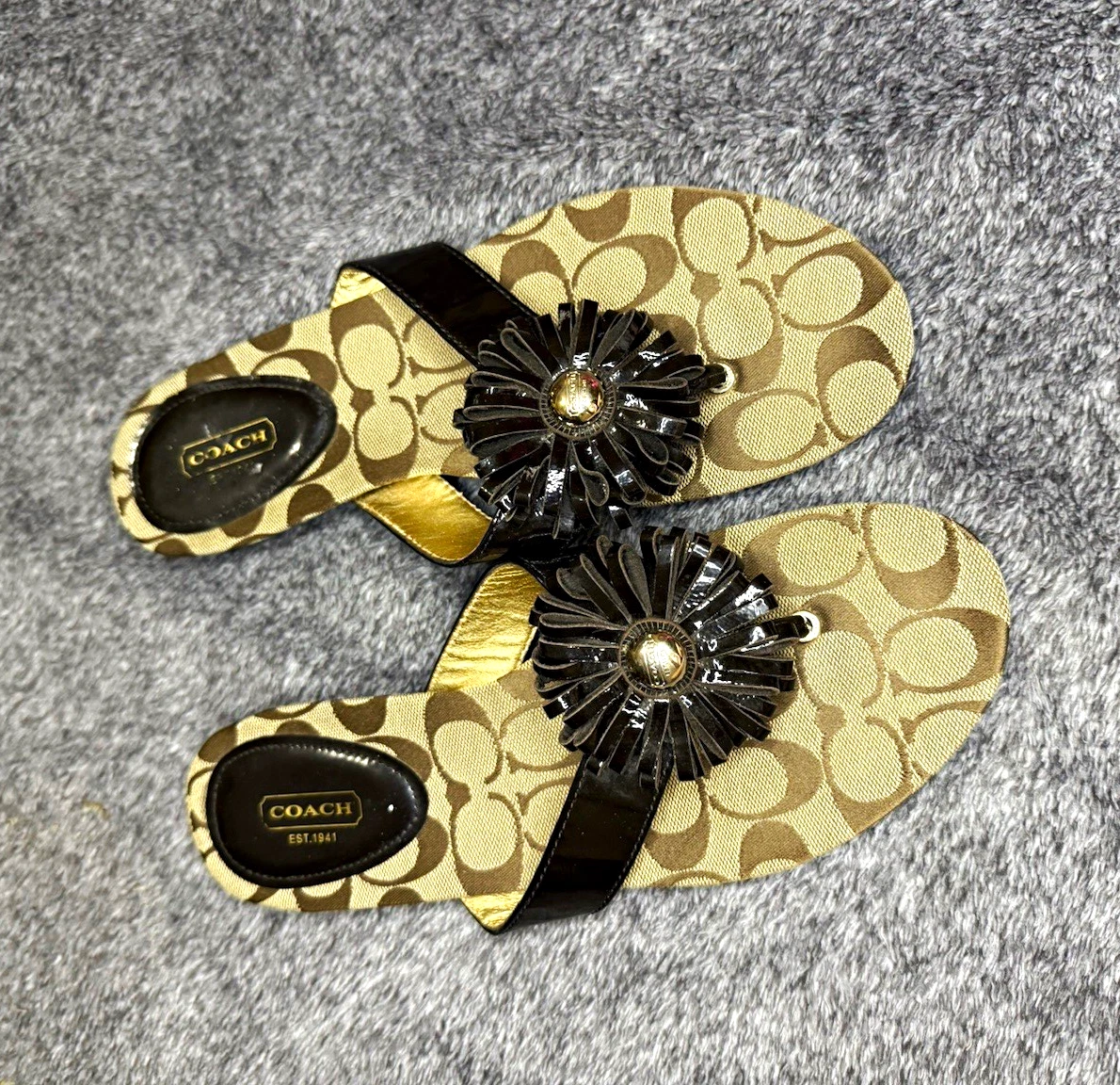 Coach Floral Sandals for Women for sale | eBay