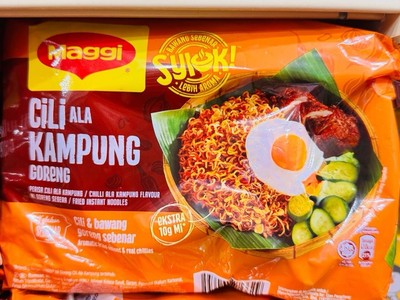 Instant village spicy fry noodle(best to try on rainy day 5 pcs x 89g )