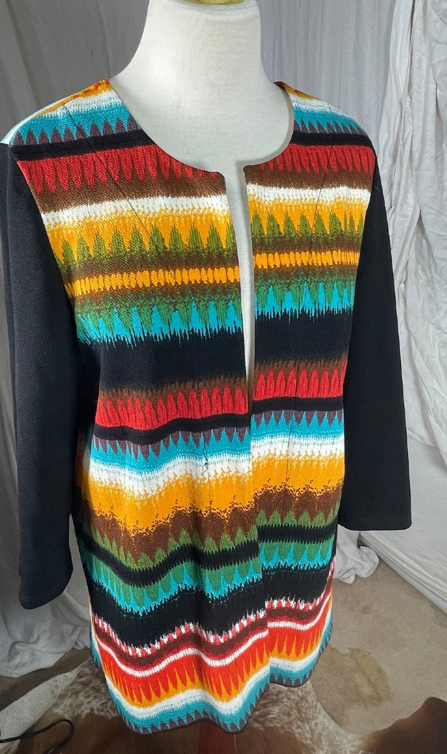 Travel Elements Womens Jacket Large Southwestern … - image 8