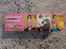 Steamstress II Osrow Vintage Steam Iron in Original Box Complete Movie Prop
