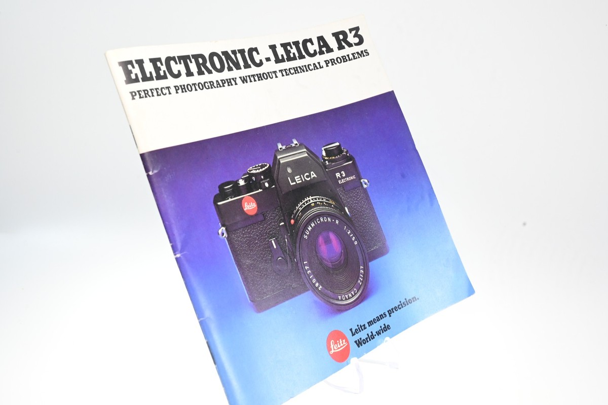 Leica R3 Instruction Manual Book #G566 | eBay