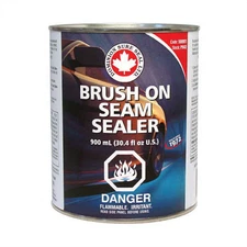 Dominion Sure Seal 500001 Brush-On Seam Sealer, 900 mL Can, Dark Gray, Liquid, 4