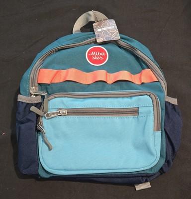 mibasies Toddler Backpack for Kids 2-4: Preschool/Kindergarten Blue and GreenNew