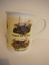 VINTAGE TRACTOR MUG- FERGUSON TEF20, DB VAK 1C, FORDSON F&N, AUSTIN R, F/MARSHL