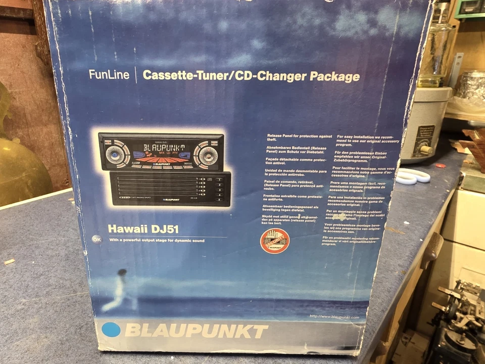 Blaupunkt DJ51 Hawaii DIN 1 High End Radio CD Wechsler Oldtimer Tuner Kassette - Bild 2 von 4