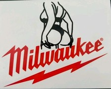 4-PACK MILWAUKEE TOOLS HOT ROD MOTORCYCLES GUNS 4in. STICKERS