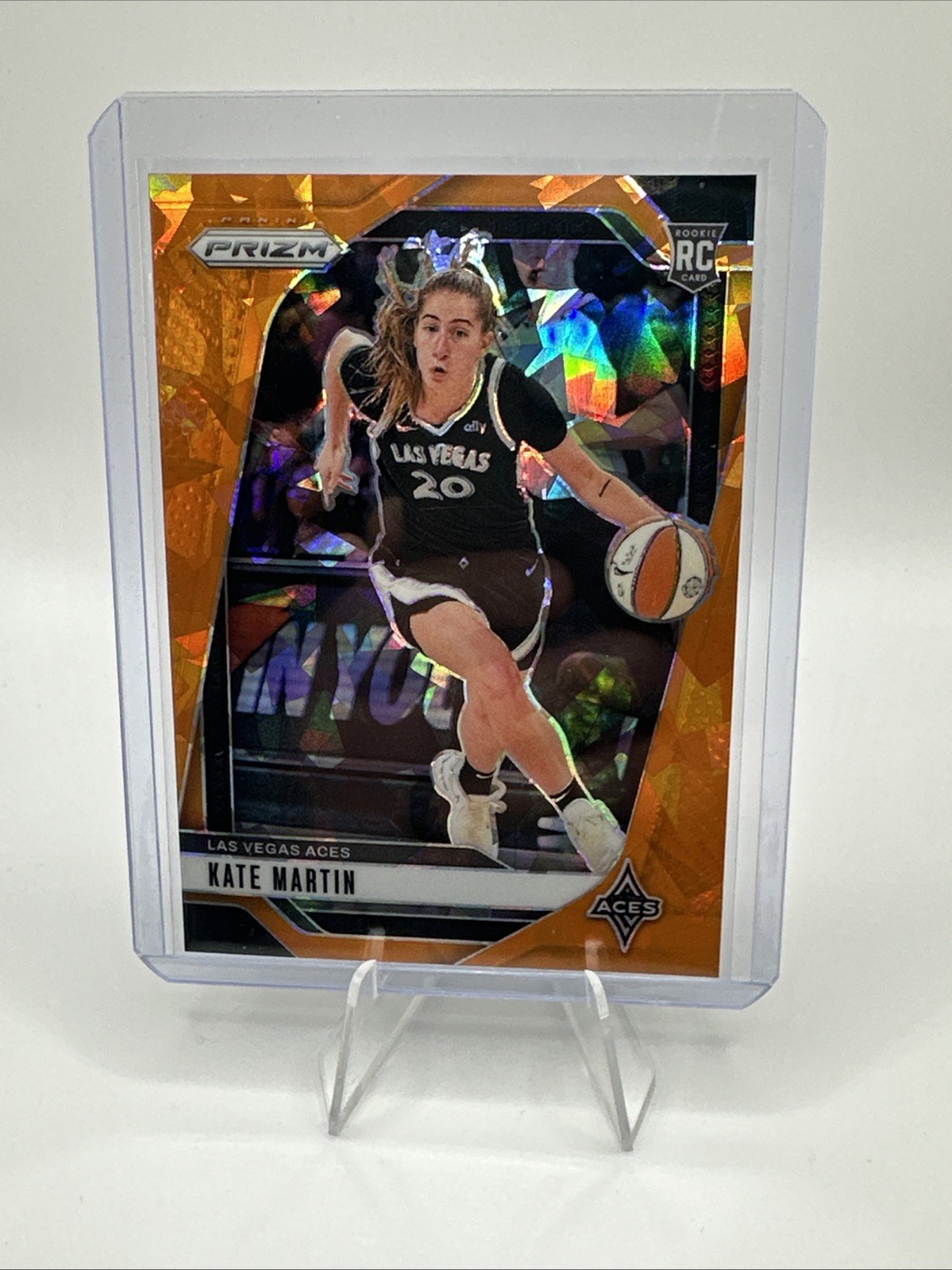 2024 Panini Prizm WNBA - Kate Martin #126 Orange Ice Prizm (RC)