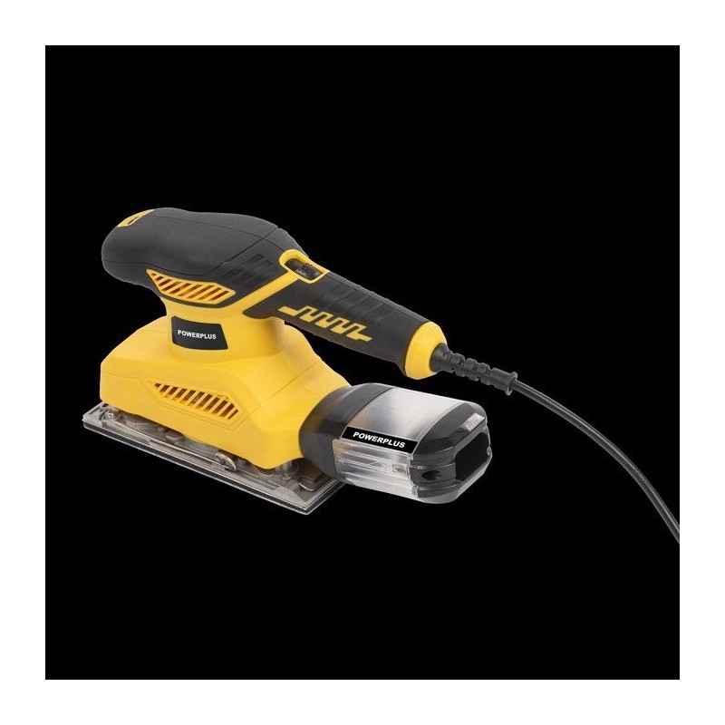 Ponceuse vibrante Powerplus POWX04010 260W avec bac de récupération