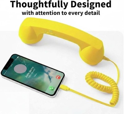 Type-C retro telefoonhandset, 2026 vaste telefoon met handvat