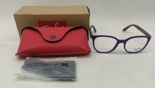 Ray-Ban Kids Eyeglass Frames - RY1631 - Round Violet Rubber Bordeaux 47mm