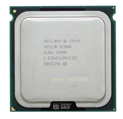   Xeon E5440 CPU Quad-Core SLANS 2.83GHz 12MB LGA771 1333Mhz Processor #F7