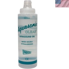 Therapeutic Ultrasound Gel 8.5 oz - Colorless and Safe for Accurate Diagnostics