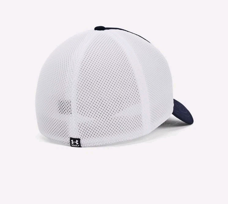 Under Armour Mens UA Iso-Chill Golf Driver Mesh Hat Blue Cap Size XL NEW $28