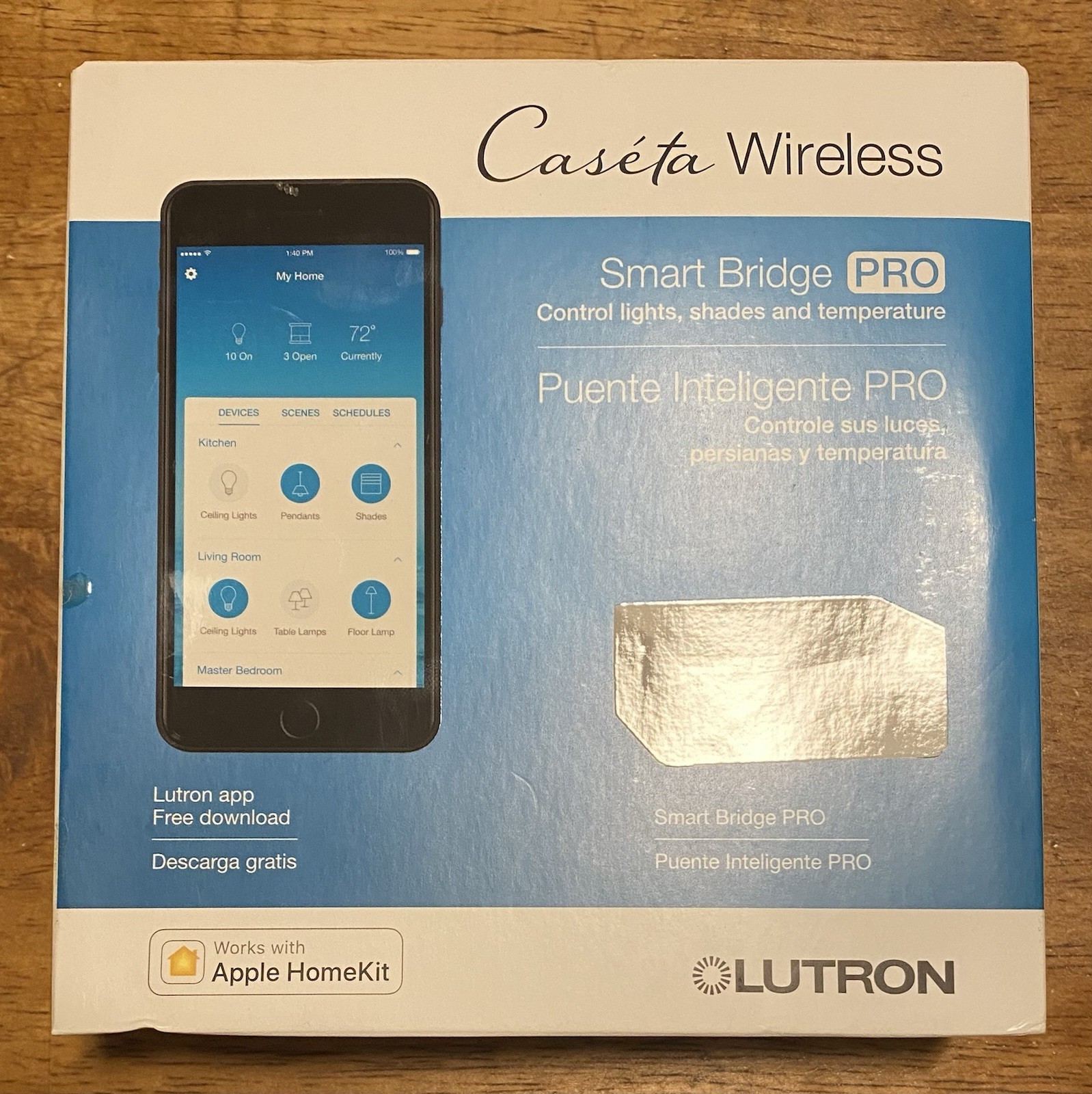 Lutron caséta wireless smart bridge pro l-bdgpro2 wi-fi apple homekit