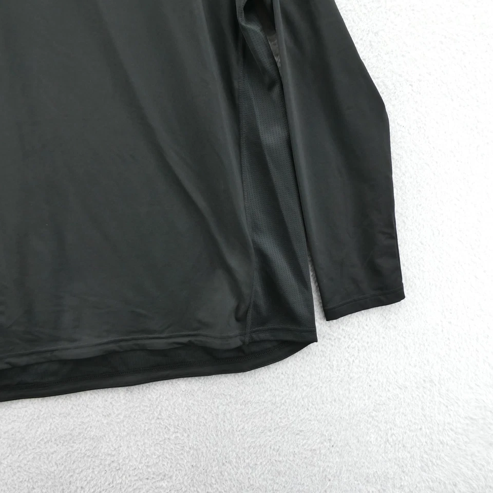 NC State Wolfpack Mens Large Black 1/4 Zip Adidas Hoodie Light Jacket Soccer New - Image 3 of 4