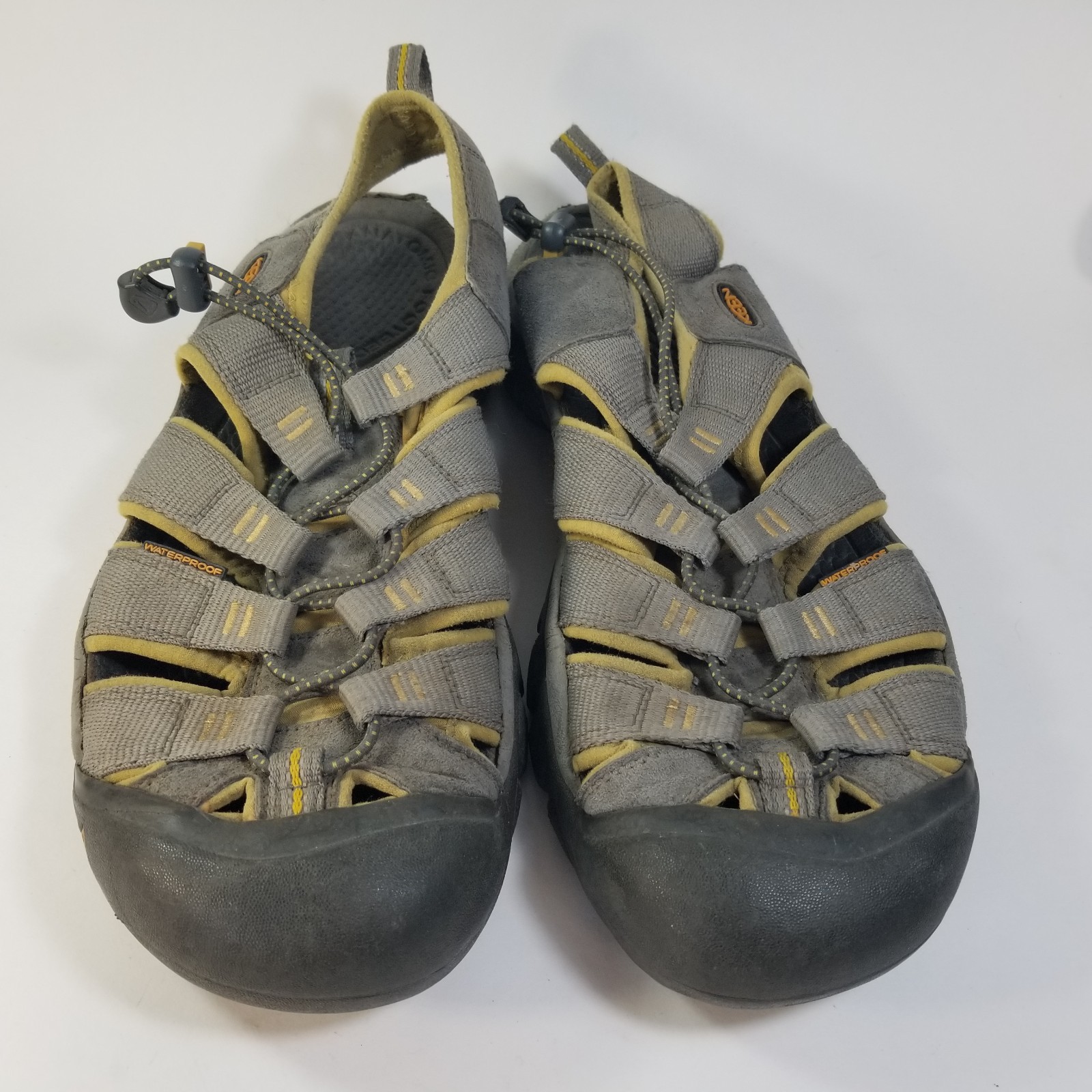 Sandali sportivi acquatici KEEN Newport H2 impermeabili grigi da uomo taglia 11