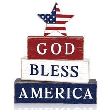 4th of July Decorations Memorial Day Table Sign Independence Day Table Centerpie