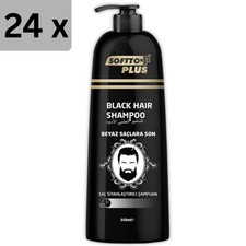 24x Softto+Plus Schwarzes Haarfärbe-Shampoo ...
