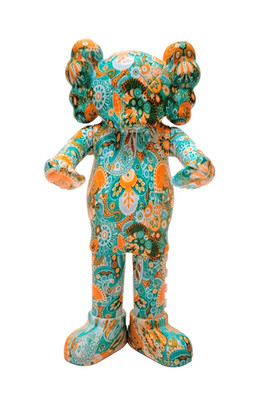 KAWS Bearbrick Style Figure Wireless Bluetooth Speaker Paisley Art KA-01B #7