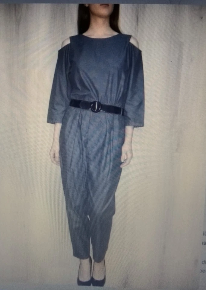 Jumpsuit in silbergrau für festliche Anlässe, Größe 38, guter Zustand  - Bild 1 von 2