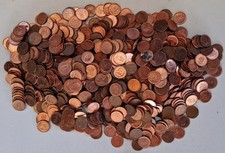 Canada 5 Pounds 1000+ of Circulated Pennies Small Cents 1970 s-2000 s Unchecked