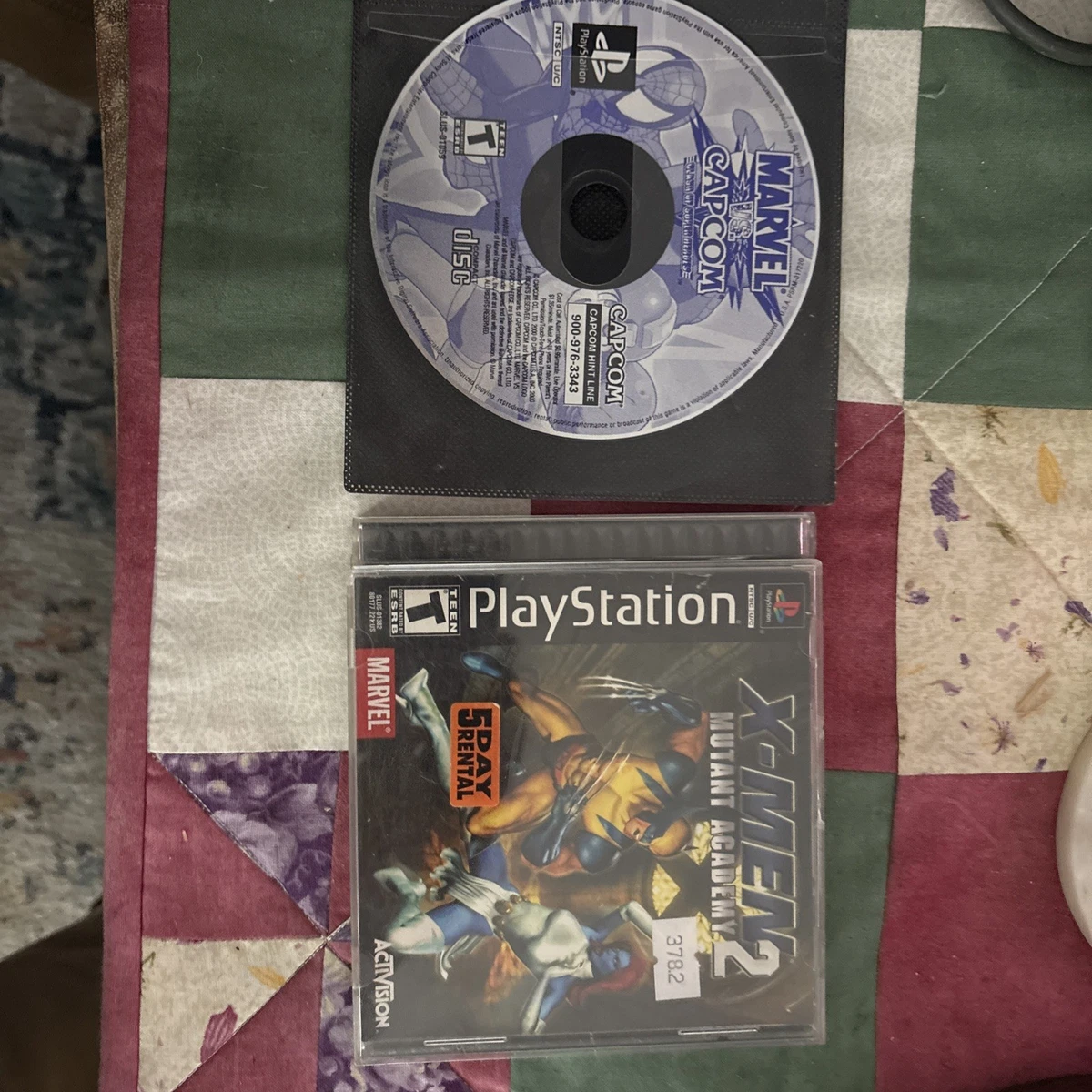 Jeu PS1 X-Men: Mutant Apocalypse - Version PAL France - Testé Et Jouable PS2/PS3