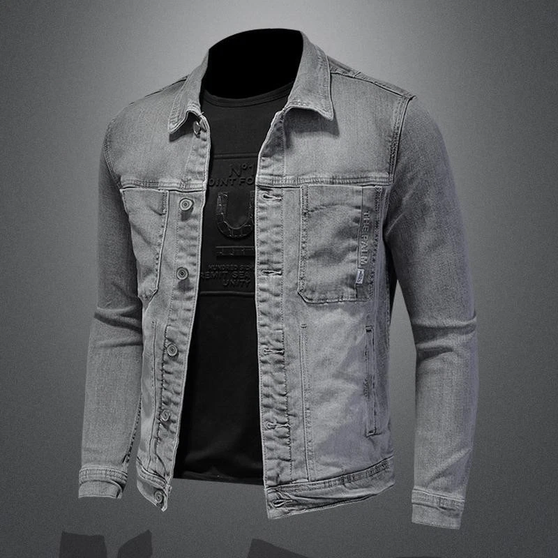 Chaqueta de mezclilla para hombres - product detail image 6