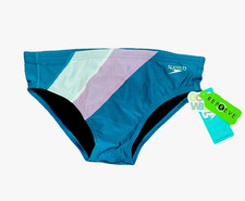Speedo Men  s Swim Brief Size 32 Ocean Depths Vibe Collection NWT