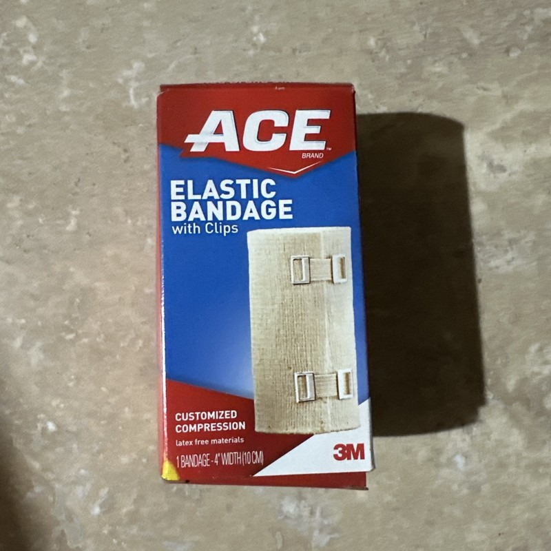 3M™ Ace™ Clip Detached Closure Elastic Bandage, 4 Inch Width