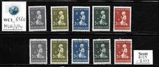 WC1_6560. NETHERLANDS. 1940 DESTITUTE CHILDREN sets. Scott B129-B133. MLH/Used