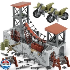 Finger Rock Military Base Series Small Suspension Building Set, W