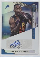2019 Panini Donruss Elite Rookie 345/499 Travis Fulgham #RA-TF Auto ni4