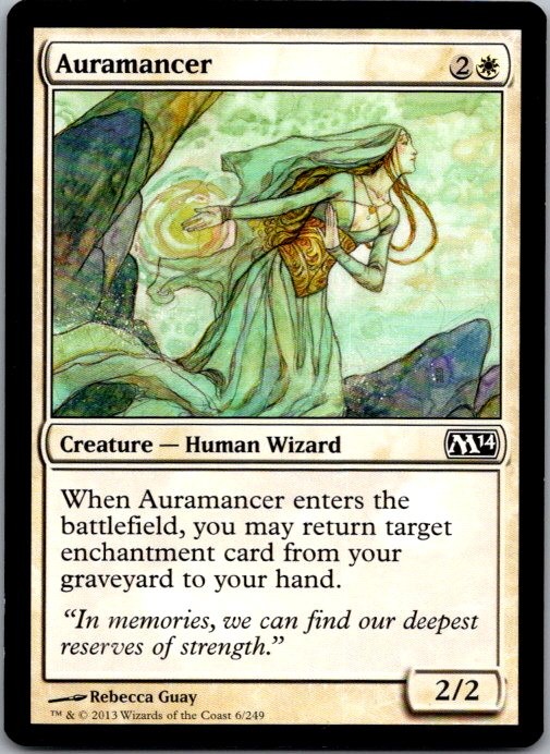 Auramancer 2 Common Planechase 2012 Magic: The Gathering Lightly Played