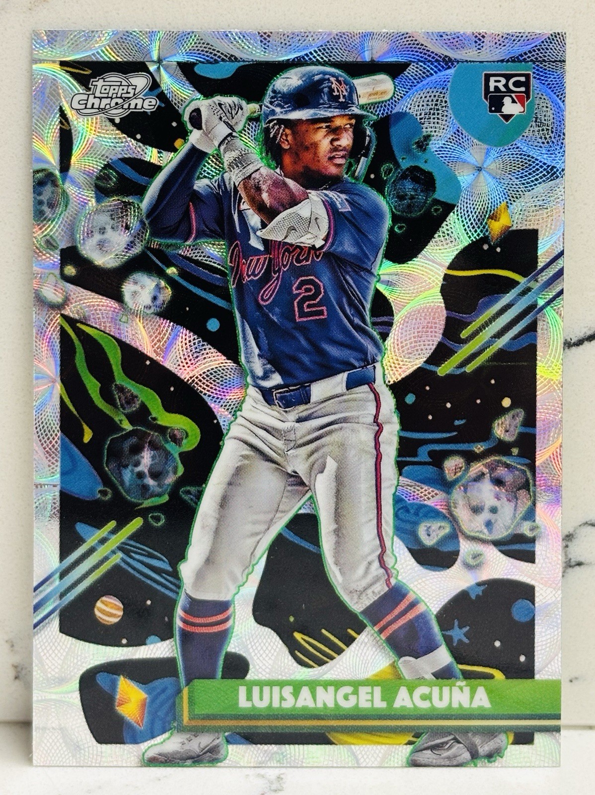 2025 Topps Cosmic Chrome - Luisangel Acuna #24 Nucleus Refractor (RC)