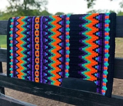 Hand Working Western Wool Design Horse Saddle Blanket Free Shipping