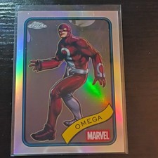 Topps 2025 Topps Chrome Marvel Omega #196 Refractor Non-Sport Trading Card